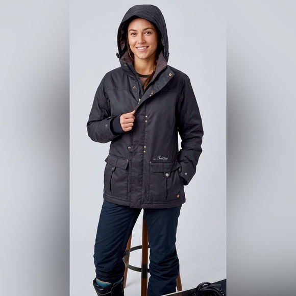 Burton Jackets & Blazers - Burton Women's Black Hooded Ski Jacket